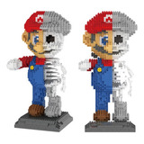 Mario Esqueleto Puzzle Bloques Juguetes Cn