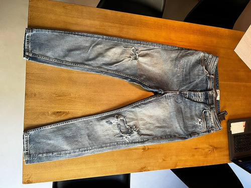 Jean Zara Denimwear Rodillas Rotas 