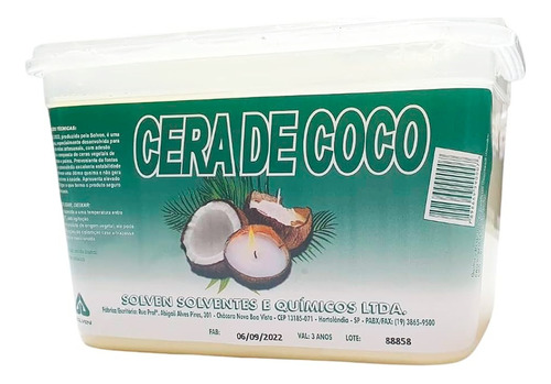 Cera Vegetal De Coco Para Velas 1 Kg