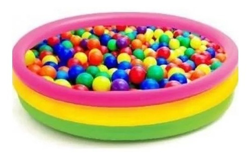 Piscina Con 100 Pelotas Mas Intex 114cm Inflable