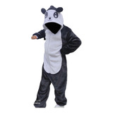 Pijamas Térmicas Oso Panda Enterizas Niños Niñas