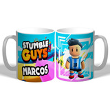 Taza Plastica Stumble Guys Personalizada Con Nombre