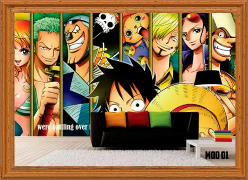 Vinilos Decorativos Pared Anime Autoadhesivos One Piece