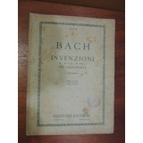 Partitura Piano Bach Invenzioni A Due Voci Per Pianoforte