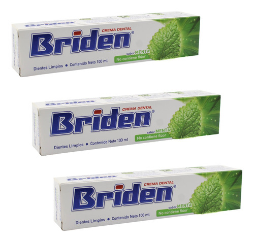 Briden Crema Dental 100ml-3pz