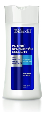 Shampoo Biferdil Renovación Celular X 200 Ml