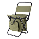 Silla Plegable Playa Camping Pesca Picnic Con Bolso Hielero