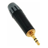Ficha Conector Mini Plug 3,5 Stereo Metal - Seetronic Mtp3c