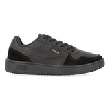 Zapatillas Fila Arcade Low Hombre En Negro Y Gris | Moov