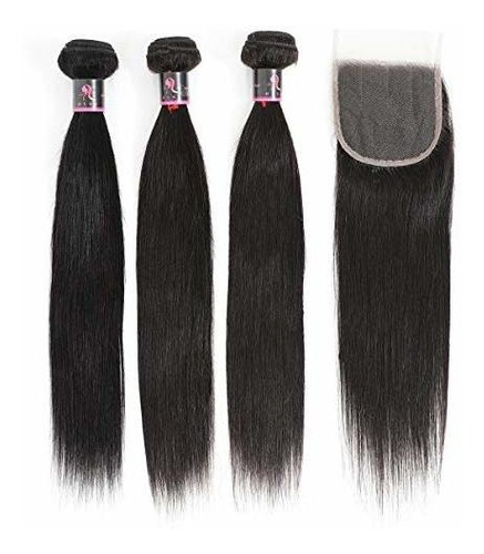 Extensiones De Cabello - Paquetes De Cabello Humano Con Cier