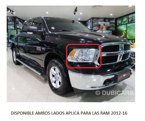 Faro Derecho Dodge Ram 2012-2016 68096438ag Foto 7
