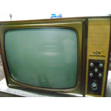 Televisor Antigo Abc Voz De Ouro (1) 1968, Funcionando, Leia