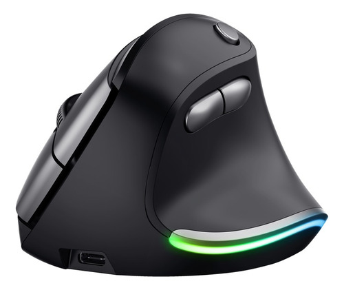 Mouse Vertical Inalámbrico Recargable Trust Bayo | 2400 Dpi