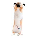 Peluche De Pug Largo Kawaii Cogin Perro Pug 60cm