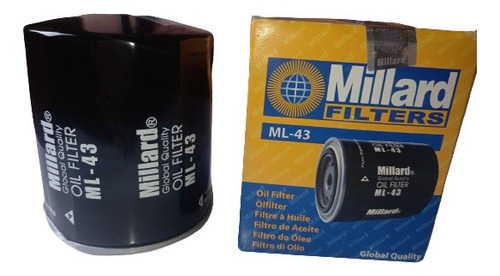 Filtro De Aceite Millard Ml43 Vw Passat V6 2.8  1997 A 2005 Foto 2