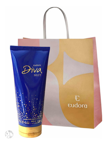  Loção Hidratante Corporal Perfumada Eudora 200ml / Presente Fragrância Diva Nuit Tipo De Embalagem Bisnaga