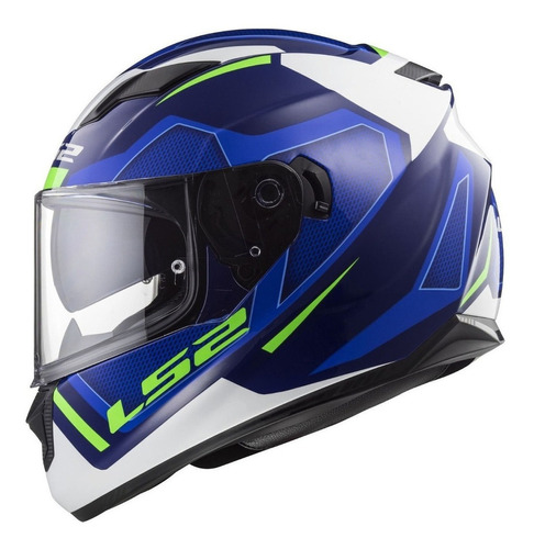 Casco Para Moto Integral Ls2 Stream Evo Ff320 Guerrero Mtbk