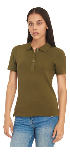 Playera Polo Tommy Hilfiger Para Mujer Ww0ww37823