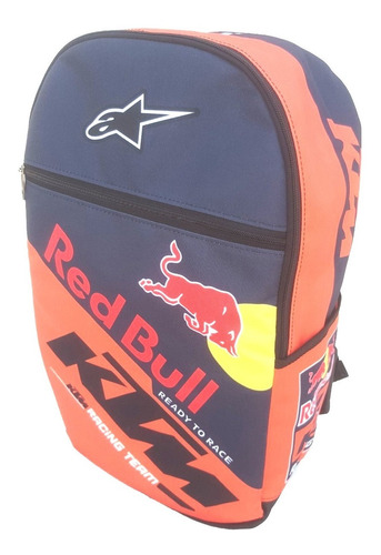 Mochila Para Casco De Moto Ktm Red Bull 20 Litros 