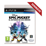  Juego Epic Mickey 2 The Power Of Two Ps3 Usado Fisico