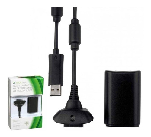 Black Friday Kit Carregador Bateria + Cabo Controle Xbox 360