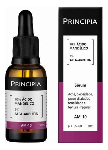 Sérum Principia 10% Ácido Mandélico + 1% Alfa-arbutin 30ml 