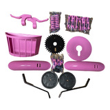 Kit Acessórios Montagem Bicicleta Bike Aro 16 Rosa Bebe