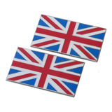 Triple-c Union Jack Insignias De Metal Para El Cuerpo Del