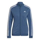 Conjunto Agasalho adidas Essentials 3-stripes Azul - Hc3006