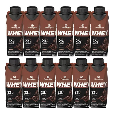 Kit 12 Bebidas Lacteas Piracanjuba Whey Cacau 23g 250ml | MercadoLivre