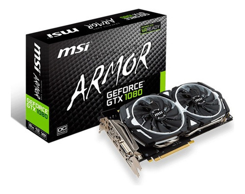 Placa De Video Tarjeta Gráfica Msi Geforce Gtx 1080 Oc 8gb