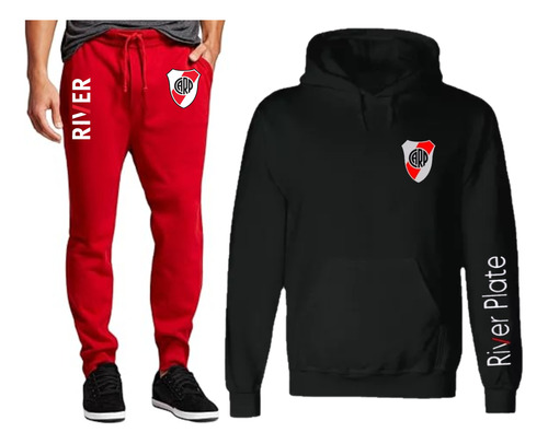 Conjunto Buzo + Jogging River Plate - Fútbol / Carp / Escudo