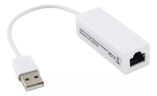 Adaptador Usb Ethernet Red Lan Ethernet Rj45 A Usb 2.0