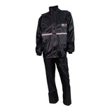 Traje Impermeable Para Moto R7 Racing Negro