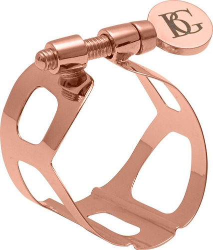 Abrazadera Saxo Alto Oro Rosa Incluye Cubre Boquilla Bg L19