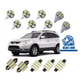 Kit Lampada Led Hyundai Vera Cruz Meia Luz Teto Placa Ré