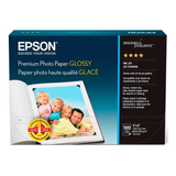 Papel Fotografico Glossy Epson Carta 100 Hojas S041727