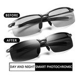 Gafas De Sol Que Cambian De Color Con Sombrilla Para Exterio