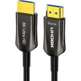 Dghumen Cable De Fibra Óptica Hdmi 2.1 Cable De Fibra Óptica