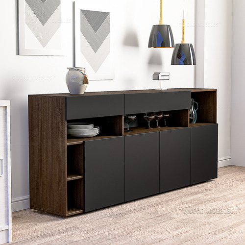 Vajillero Aparador Organizador Mueble Living Comedor 180cm 