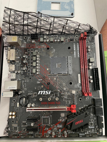 Placa Mãe Msi - B450m Gaming Plus Am4 - Defeito