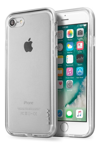 Estuche Para iPhone 7/8 Laut Exoframe En Silver