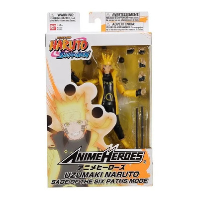 Figura Acción Uzumaki Naruto Anime Heroes Bandai Namco | Meses sin interés