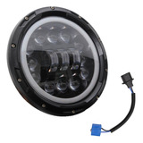 Faro Led J Round De 7 Pulgadas Y 400 W De Luz Alta Para Tj L