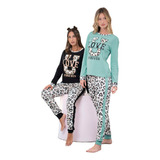 Pijama Mujer Invierno Algodón Lencatex 24305