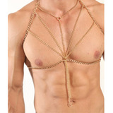 Collar Arnes Pecho Body Chain Hombre Moda Regalo Papa Gay 