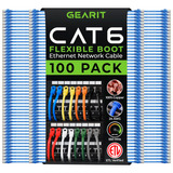 Gearit 100-pack Cat6 Patch Cable 3 Pies Cat 6 Ethernet Cable