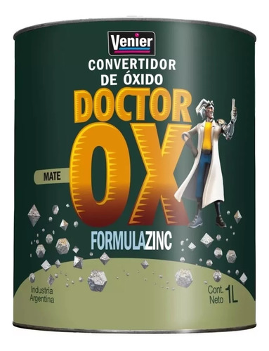 Dr. Ox Convertidor De Oxido Blanco Mate 1 Lt Venier Sibaco