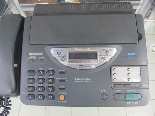 Telefone E Fax Panasonic C/ Secretária Eletrônica (não Liga)