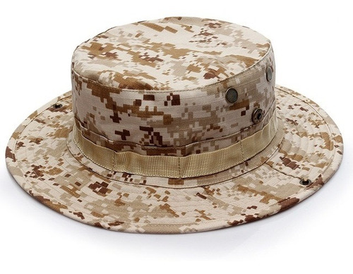 Pava O Sombrero Pesquero Militar Camuflado